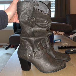Mid calf boots